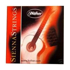 H�FNER HSS-SET Sienna Medium Tension E1-E6 Nylon-Saiten f�r Konzertgitarre