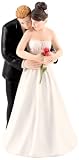 Yes to the Rose Bride and Groom Couple Figurine