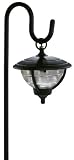 Paradise GL22785BK Low Voltage Cast Aluminum 10-Watt Halogen Palm Island on Shepperd Hook, Black