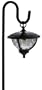 Northern International GL22785BK Cast Aluminum Palm Island Hanging Path Light, Black