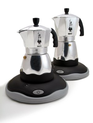 Bialetti Electric Moka Easy Espresso Maker - 6 Cup (Latest Design Model)
