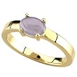 14K Yellow Gold Chalcedony Ring