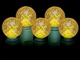 Review VCO  / Club Pack of 420 Yellow Commercial 35pc LED Berry Christmas Lights - Green Wire