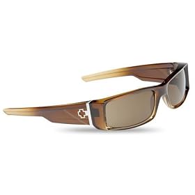 Spy Hielo Men's Sunglasses - Coconut Creme Fade Frame - Bronze Lens