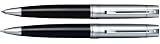 Sheaffer Gift Collection 2 Glossy Black w/ Chrome .7mm Pen & Pencil Set - SH-9314-9