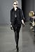 $1525 New PROENZA SCHOULER Crushed Black Velvet Skirt 8