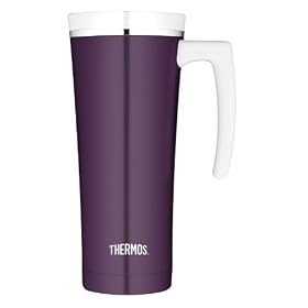 Thermos Sipp 16 Ounce Stainless Steel Travel Mug, Plum: Kitchen &amp; Dining