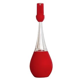 Click here to buy iSi Silicone Standing Baster with Brush- Red by iSi.