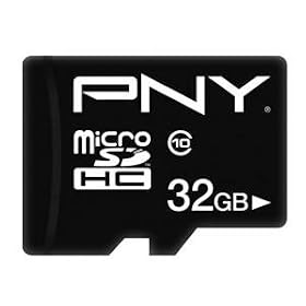 PNY Technologies P-SDUHC32G10-CC 32GB Micro SDHC Class 10 Card