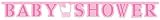 A Baby Love Pink Jointed Banner (5.67ft)