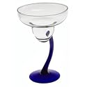 Libbey 4-piece Cobalt Swerve Margarita Set