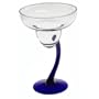 Libbey 4-piece Cobalt Swerve Margarita Set