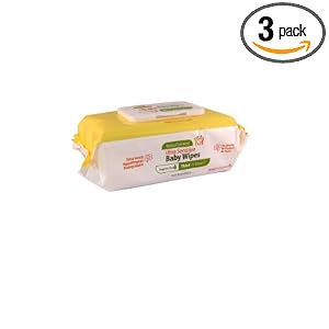 Babyganics-Thick-N-Kleen-Ultra-Sensitive-Baby-Wipes-Lidded-Soft-Pack-100-Count-Pack-of-3-