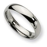 Titanium 5mm Polished Band