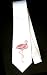 Party Decoration Necktie with vertebrate, wading, flamingo, water, pink, animal, avia...