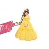 Disney Princess Belle Glitter Keyring - belle Figure Keychain