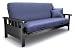 American Furniture Alliance Mission Metal Futon Frame Full, Black