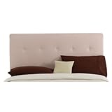 Button Tufted Headboard in Oatmeal Size: Full