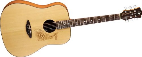 Luna Guitars Gypsy Henna Acoustic Guitar