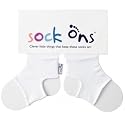 Sock Ons - WHITE 0-6 Months