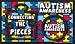 Autism Awareness Photo Frame Magnet