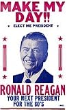 Ronald Reagan Election Advertisement 80s Retro Print