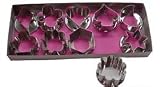 NOT IN STOCK: Cutter Set - Heavy Duty Tinned Steel - Canape - 10 Pieces. 2 Dia.NOT IN STOCK