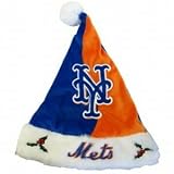 New York Mets Color Block Santa Hat
