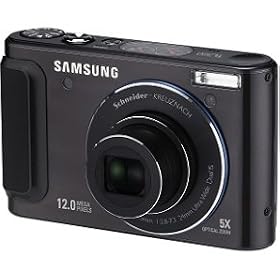 Samsung TL320 12MP Digital Camera with 5x Schneider Wide Angle Dual Image Stabilized Zoom and 3.0 inch OLED Screen (Black)
