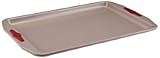 (Promotion: Order in the next 7 hours) Best prices on Paula Deen Signature Nonstick Bakeware with Red Grips 10-Inch by 15-Inch Cookie Sheet Pan