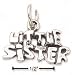 Sterling Silver Little Sister Charm