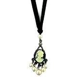 1928 Boutique Kimberly's Cameos Ribbon Necklace