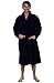 Alexander Del Rossa Mens Robe Plush, Mens Bath Robes for Men, Mens Robe Plush, Men's Bathrobes, Warm Fleece Robe Men Navy Blue XL (A0114NBLXL)