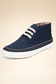 Blue Harbour Lace Up Canvas Mix Boots