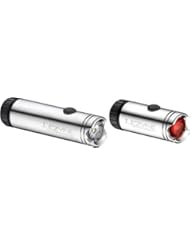 Sports: Lezyne Macro Drive LED Light-Pair (Silver) - Lezyne