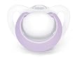 NUK 10175035 - Silkon Beruhigungssauger (Schnuller) Genius für Mädchen, extra soft, naturgeformt, Gr. 1, von 0 bis 6 Monate, 1 Stück