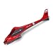 E-Flite Rear Body, Red: Blade CX2/3