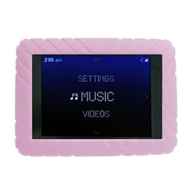 Silicone Skin for iriver Lplayer 8 GB 4GB with armband and beltclip + Screen protector Kit + CLOTH (iriver Lplayer Video MP3 Player not included) (Many color available)