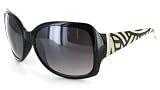 Bali 1201 Womens Designer Sunglasses with Stylish Patterned Lucite Frames and Large Lenses