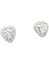 Women 14k White Gold 1ctw diamond Stud earring 14 27135C Size 2.11