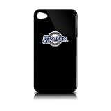 Tribeca FVA4408 Varsity Jacket Solo - iPhone 4 - Milwaukee Brewers - Black