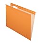 Pendaflex  Hanging Folder, Orange, 1/5 Tab, Letter, 25 Box,4152 1/5 ORA