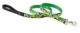 Lupine 3/4 Inch Medium Dog Padded Handle Lead- Moo Cow Pattern- 6 Foot Length