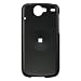 Premium Rubberized Hard Crystal Snap-on Case for Google Nexus One 1 - Black