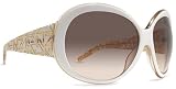 Von Zipper Frenzy Sunglasses - White Rosetta / Bronze Gradient