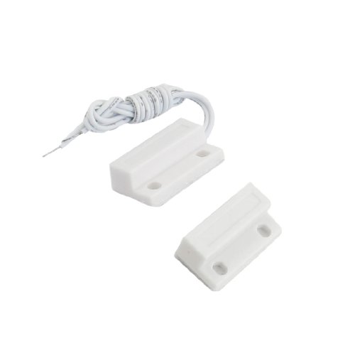 Gino 2 Pcs White Magnetic Switch Surface Moun...