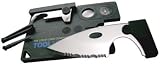 Tool Logic CC1SB Credit Card Companion with 2-Inch Serrated Knife, Translucent Black