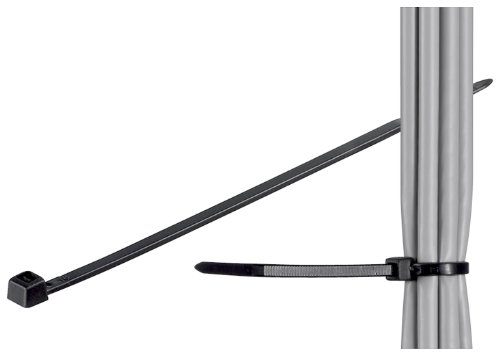 Wentronic wetterfester Nylon Kabelbinder 150 x 3,5mm schwarz (100 St&uuml;ck) Preisvergleich