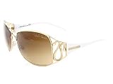 Roberto Cavalli - ROBERTO CAVALLI CALIPSO 190S Sunglasses Sun Glasses GRADIENTBROWN Lens SHINYROSEGOLDSHINYWHITE Frame