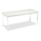 HON : Non-Folding Utility Table, Rectangular, 72w x 30d x 29h, Light Gray -:- Sold as 2 Packs of - 1 - / - Total of 2 Each
